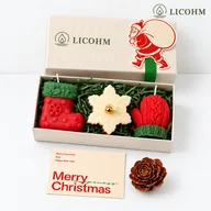 LICOHM Christmas Candle Gift Set - Sculpted Trio Box — image 6