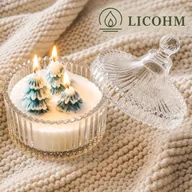 LICOHM Christmas Tree Candle - Glass Jar Scent Options — image 2