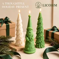 LICOHM Christmas Tree and Santa Candle - Holiday Designs — image 1