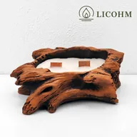 LICOHM Faux Wood Candle - Six Stump Vessel Styles — image 6