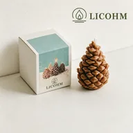 LICOHM Pinecone Scented Candle - Overlapping Scales In Two Rounded Profiles — image 4