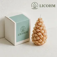 LICOHM Pinecone Scented Candle - Overlapping Scales In Two Rounded Profiles — image 5