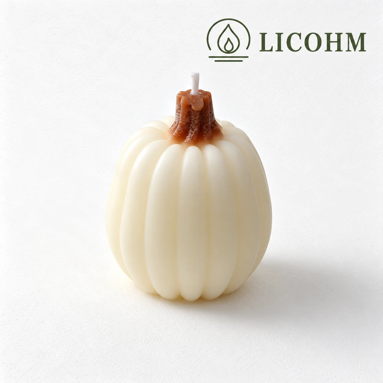 LICOHM Pumpkin Scented Candle‑Fall Harvest Home Table Decor