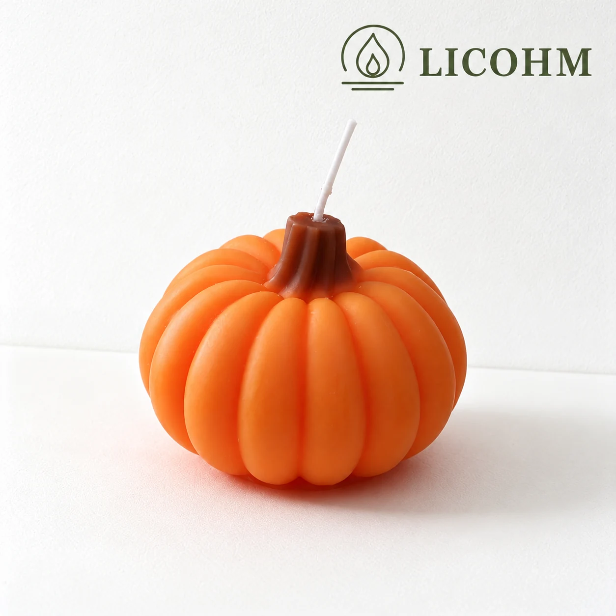 LICOHM Pumpkin Scented Candle‑Fall Harvest Home Table Decor