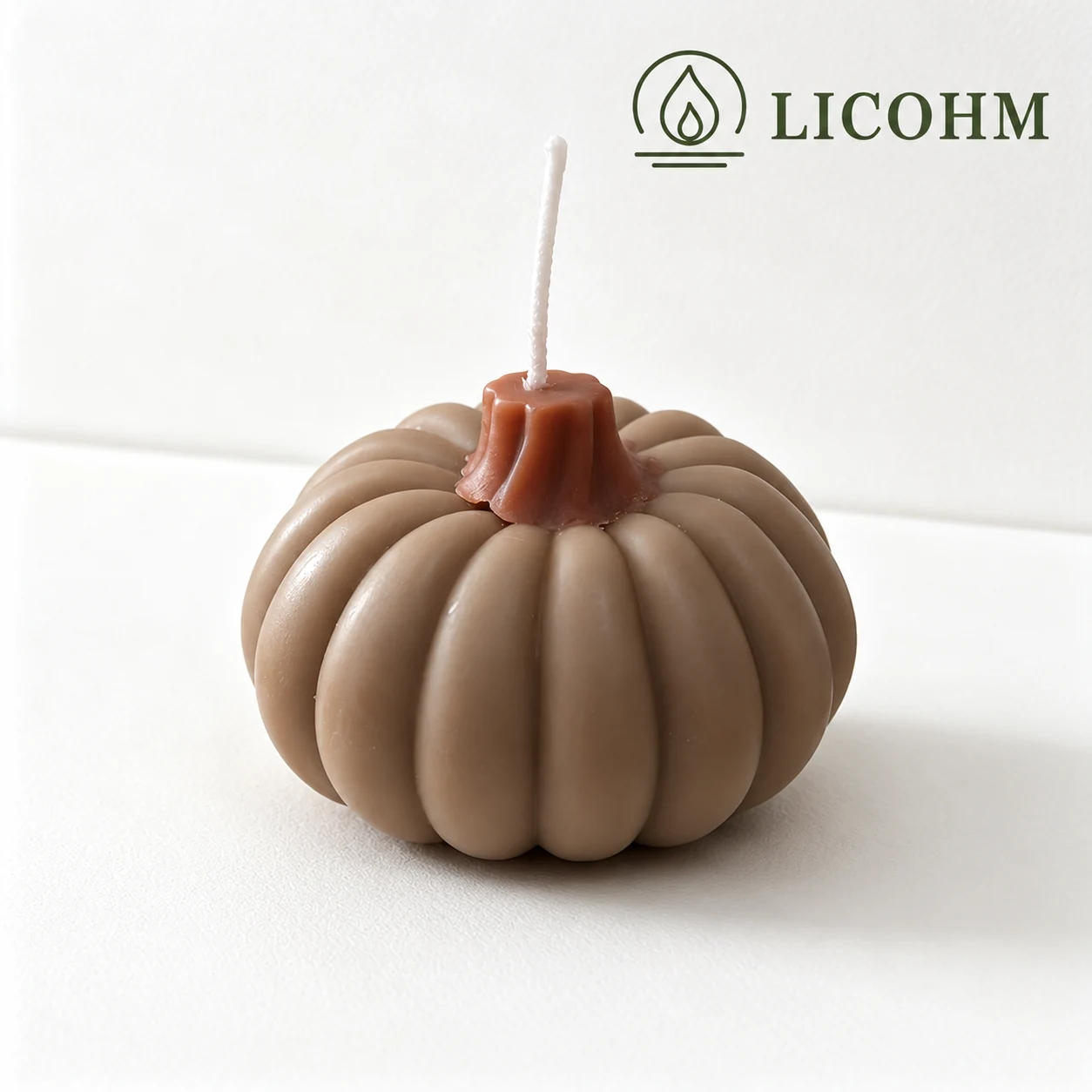LICOHM Pumpkin Scented Candle‑Fall Harvest Home Table Decor