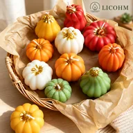 LICOHM Pumpkin‑Shaped Halloween Scented Candle‑Fall Harvest Table Decor — image 1