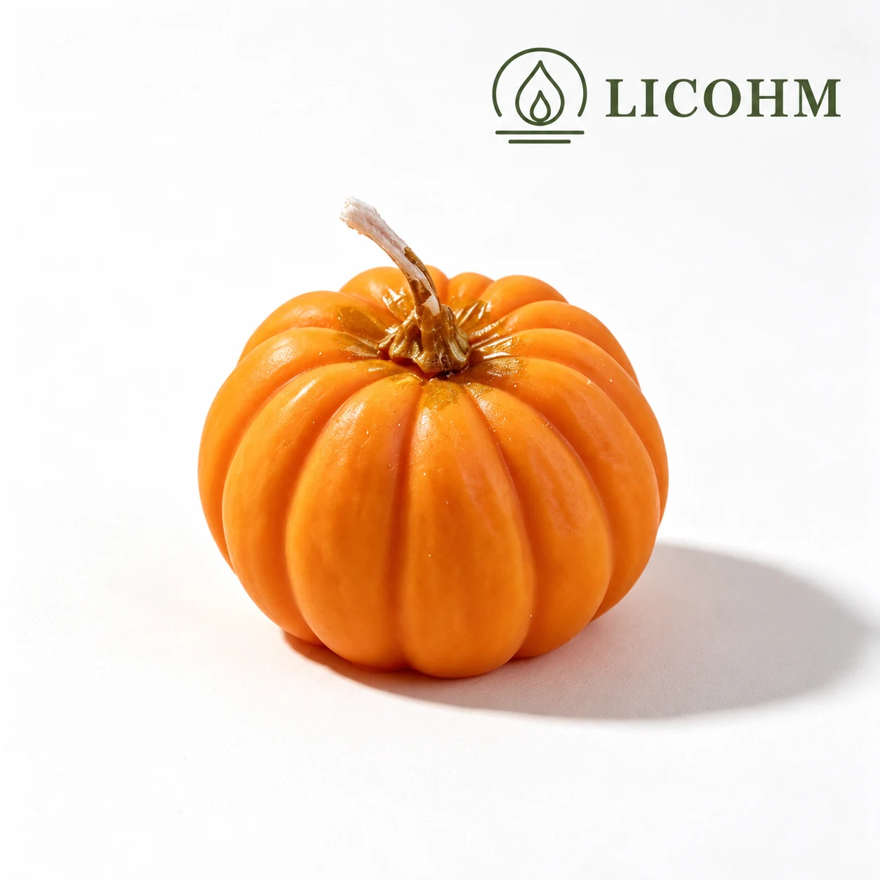 LICOHM Pumpkin‑Shaped Halloween Scented Candle‑Fall Harvest Table Decor