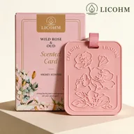 LICOHM Embossed Floral Scented Card - Wardrobe & Car Air Freshener — image 1