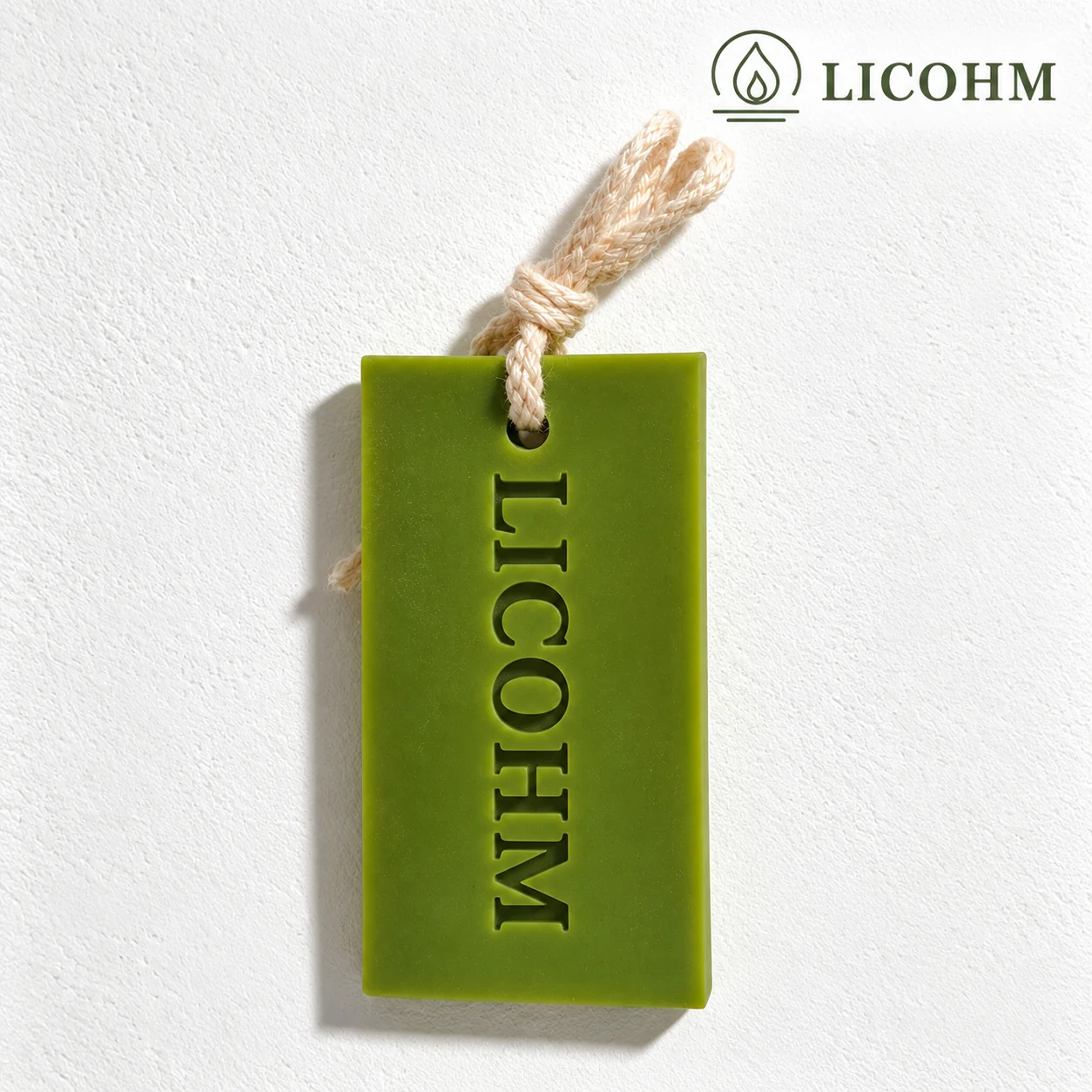 LICOHM Hanging Raised Letter Scented Wax Tablet - Cozy Corner Accent