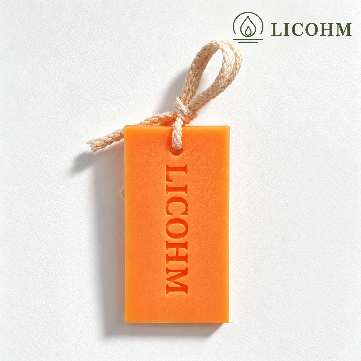 LICOHM Hanging Raised Letter Scented Wax Tablet - Cozy Corner Accent