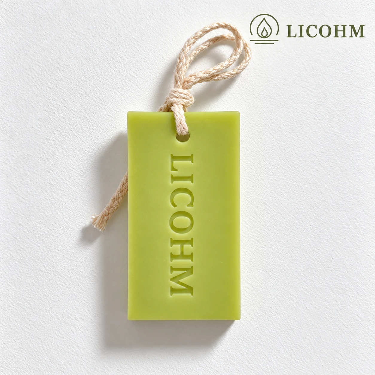 LICOHM Hanging Raised Letter Scented Wax Tablet - Cozy Corner Accent