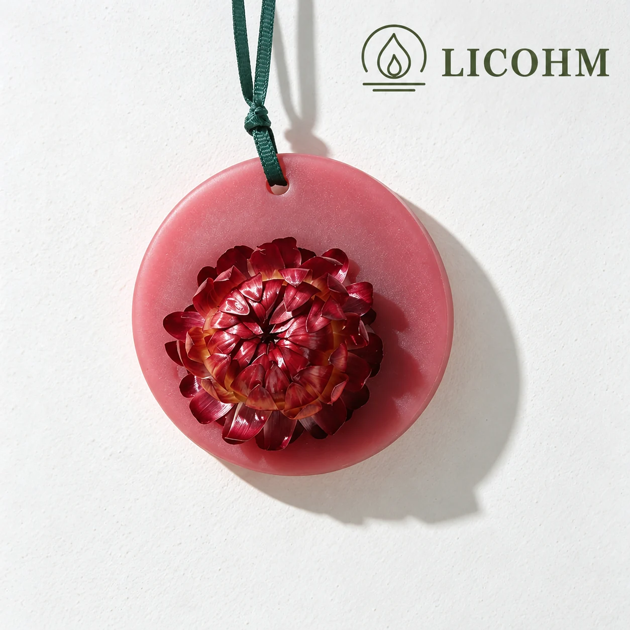 LICOHM Hanging Scented Wax Tablet - Dried Flower Decoration