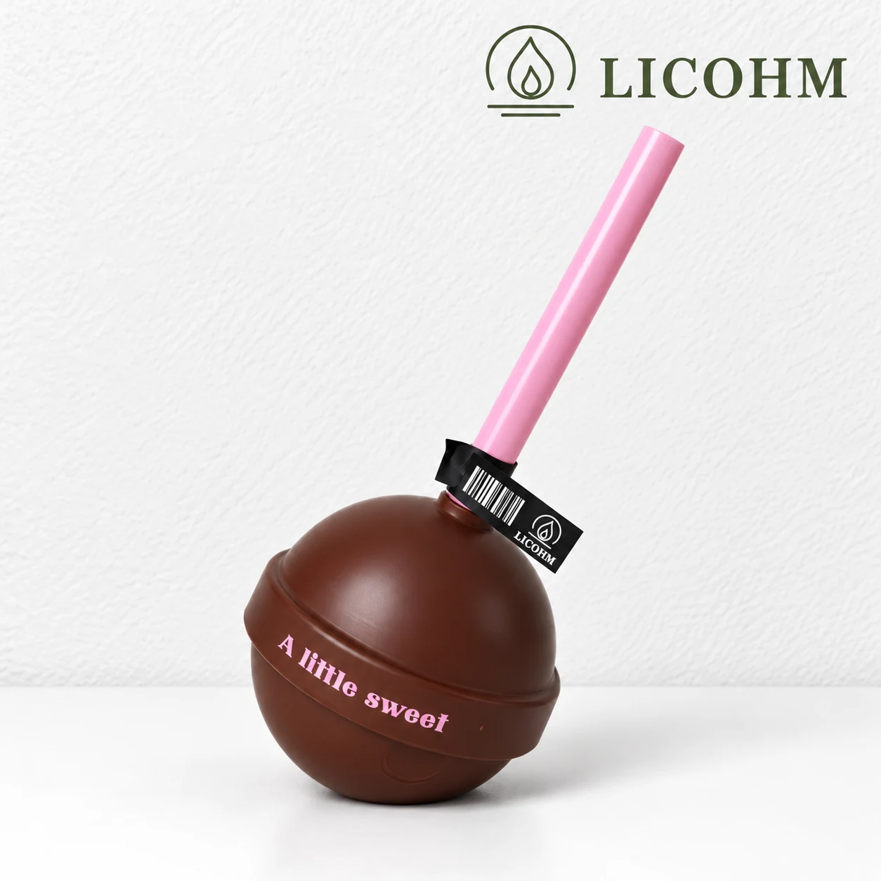 LICOHM Lollipop Air Freshener - Rounded Body and Contrasting Decorative Stick