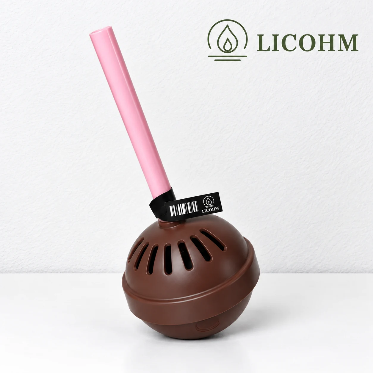LICOHM Lollipop Air Freshener - Rounded Body and Contrasting Decorative Stick