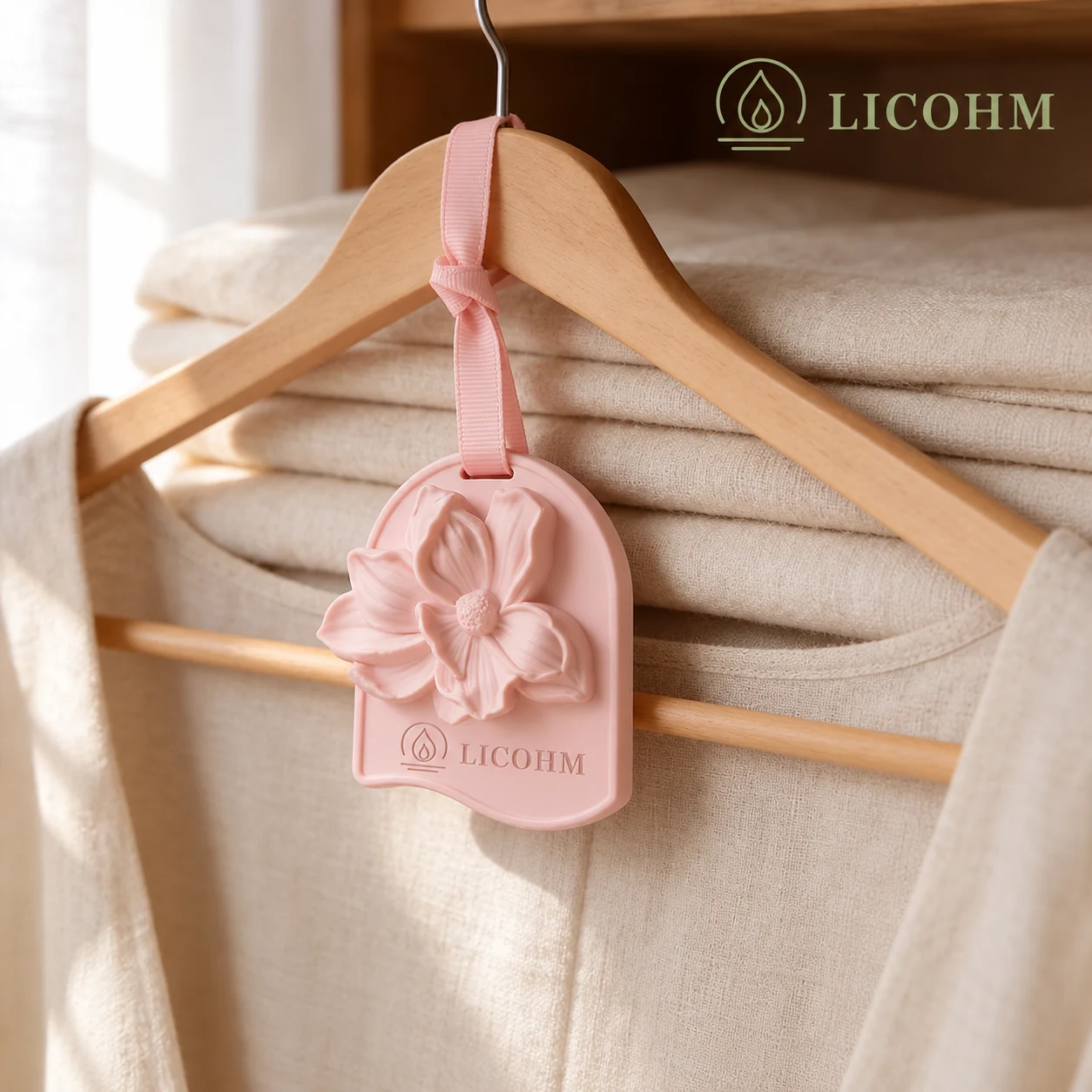 LICOHM Scented Plaster Tablet - Floral Relief Aromatherapy Pendant