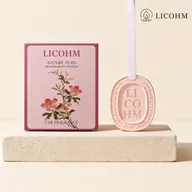 LICOHM Scented Plaster Tablet - Minimalist Oval Wardrobe Pendant — image 1
