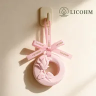 LICOHM Scented Plaster Tablet-3D Rose Ring Hanging Pendant — image 1